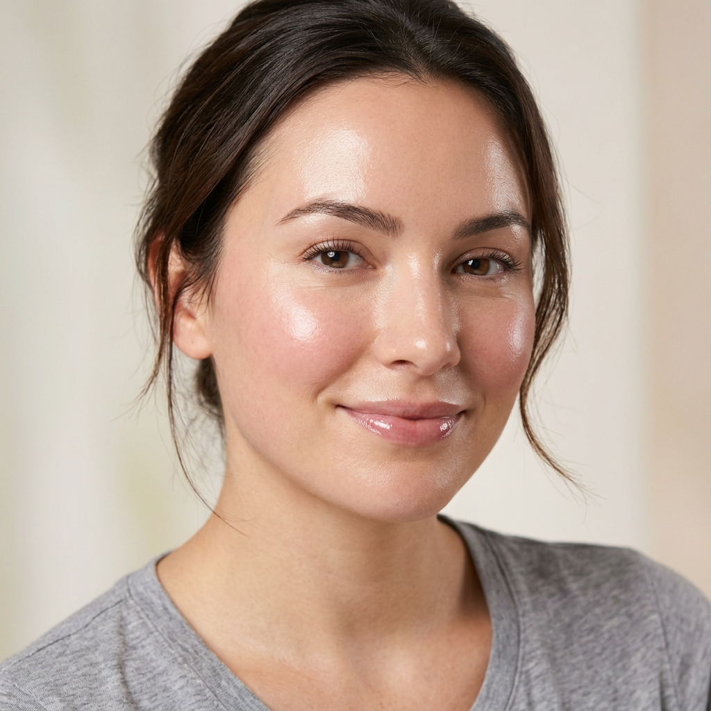 After skincare treatment result